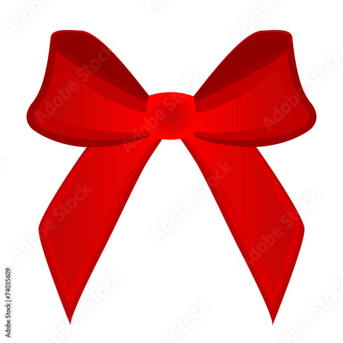 bow on a white background