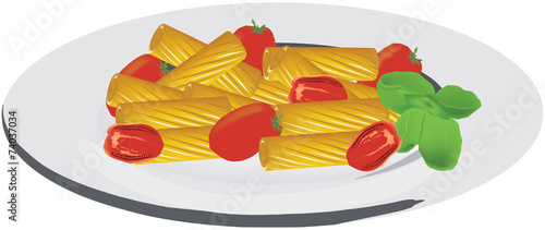 piatto di maccheroni