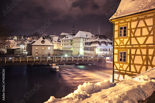 Bamberg at night #74038226