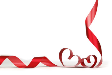 Ribbon hearts frame