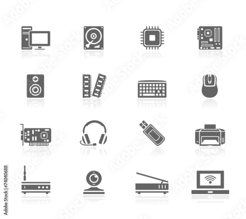 Computer part icons