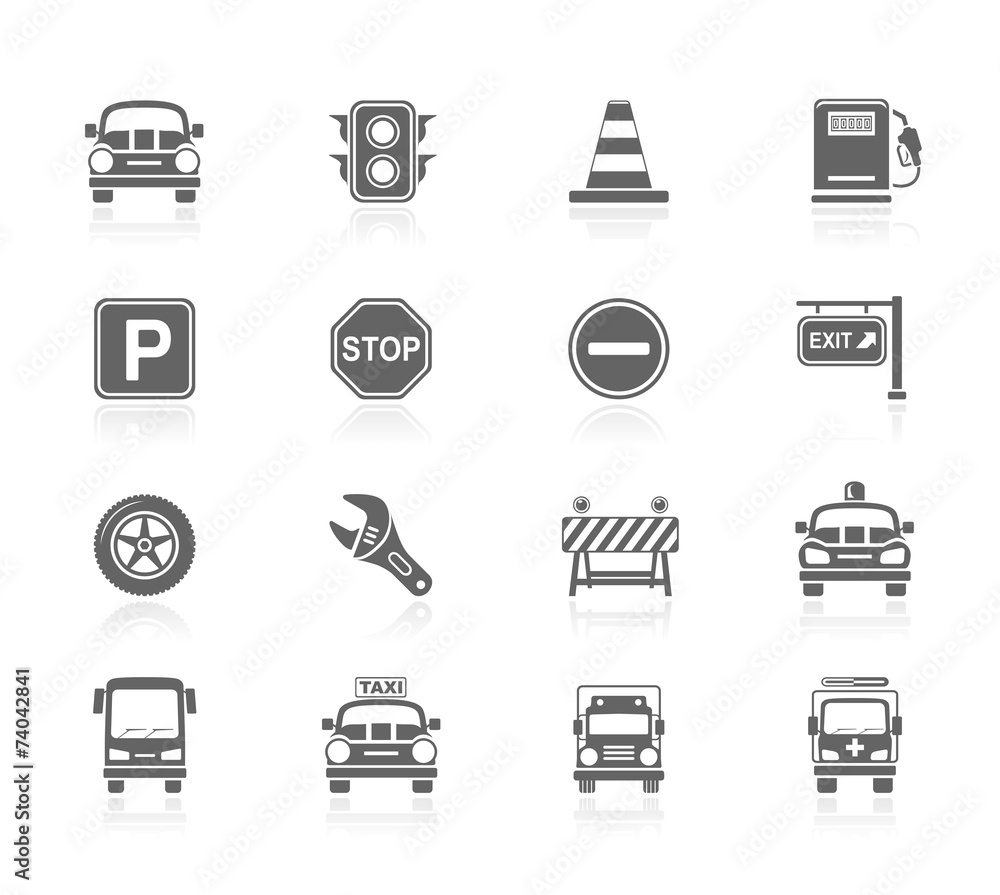 Traffic icons Traffic icons