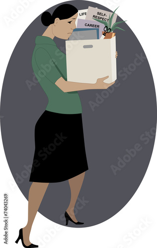 Woman lost her job