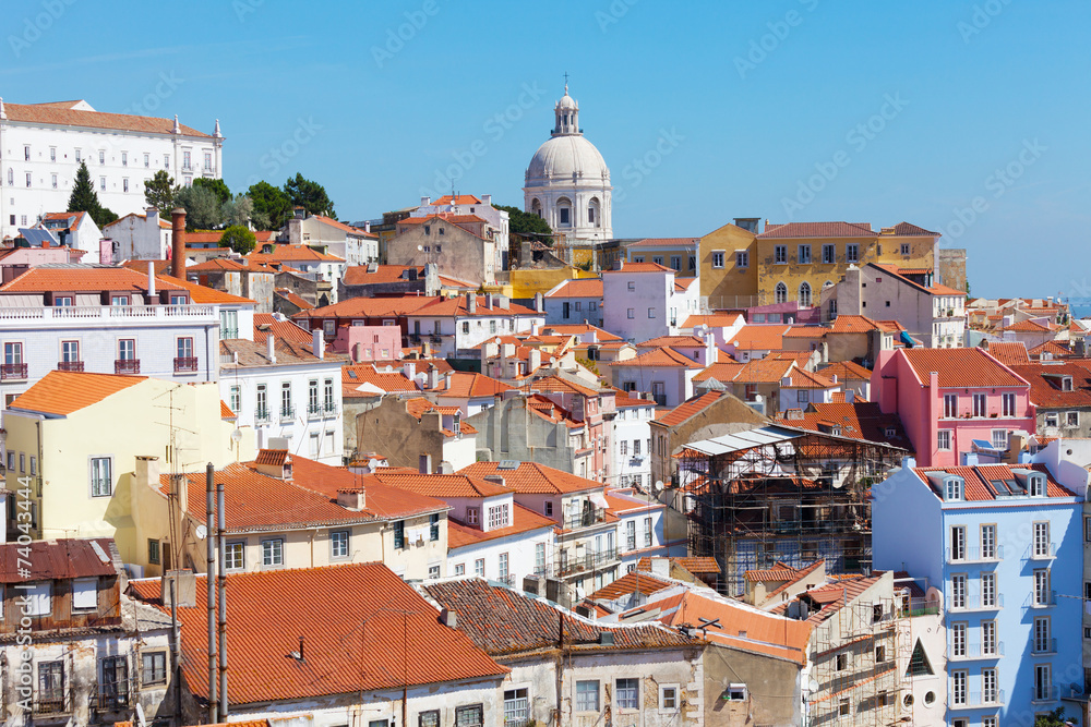 Lisbon, view of Alfam's region 