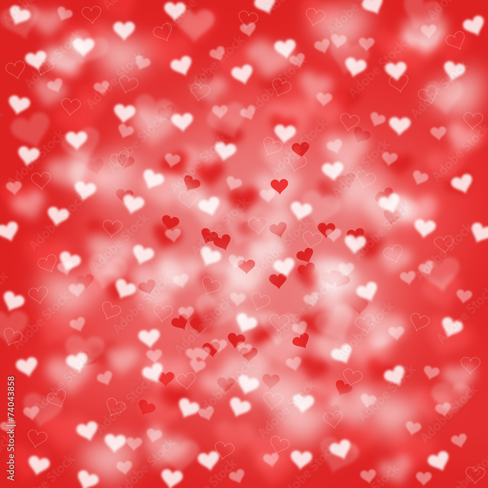 Red heart symbol background