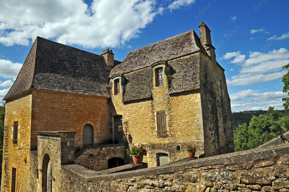 Fototapeta premium Il villaggio di Beynac, Dordogna - Aquitania