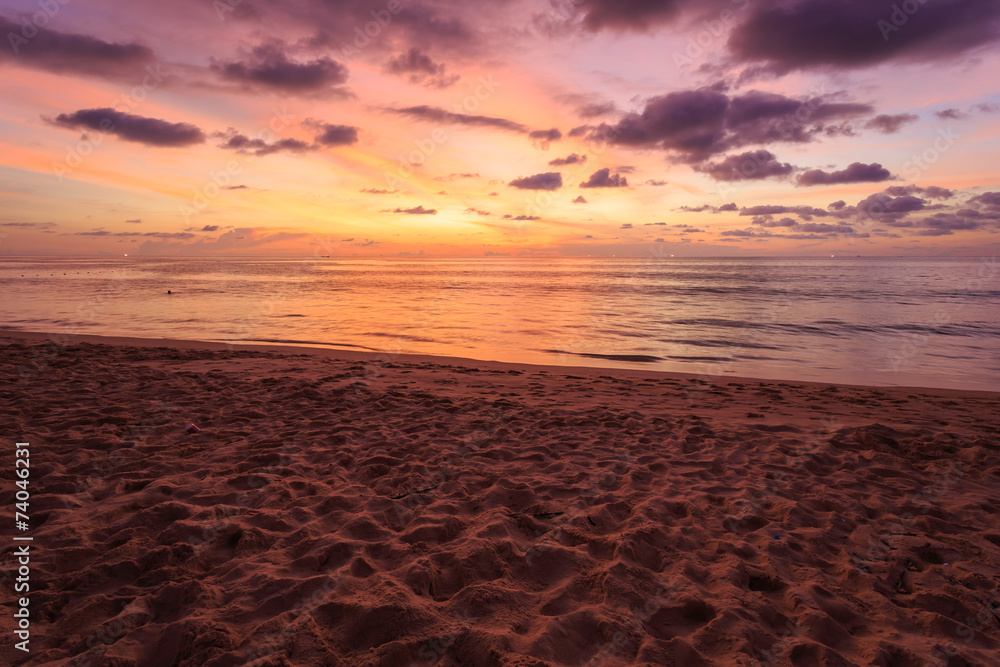 Beautiful Sunset beach in Phuket, Thailand Beautiful Sunset beach in Phuket, Thailand