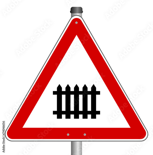 Bahnübergang Schild  #141201-svg07