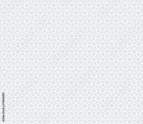 Seamless subtle gray hexagonal pattern vector