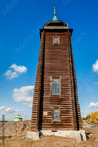 Wooden watchtower, 19th century. N.Sinyachikha photo