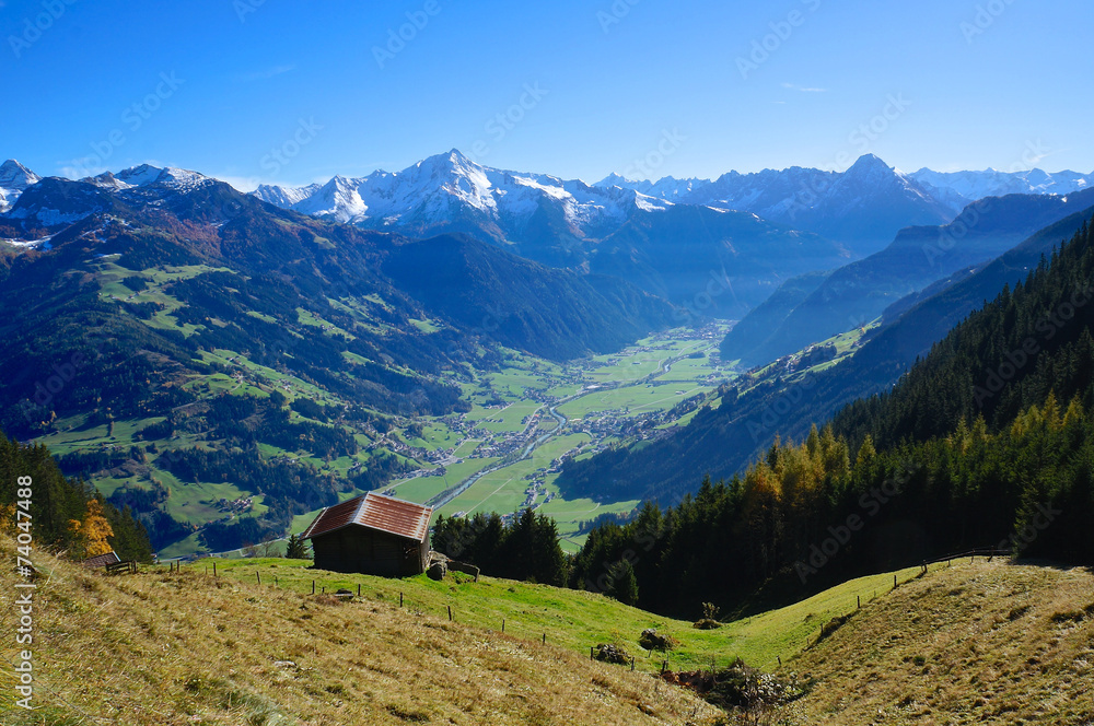 Alpenblick im Zillertal