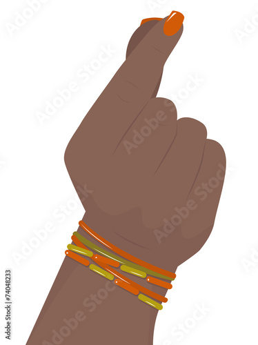 female hand
