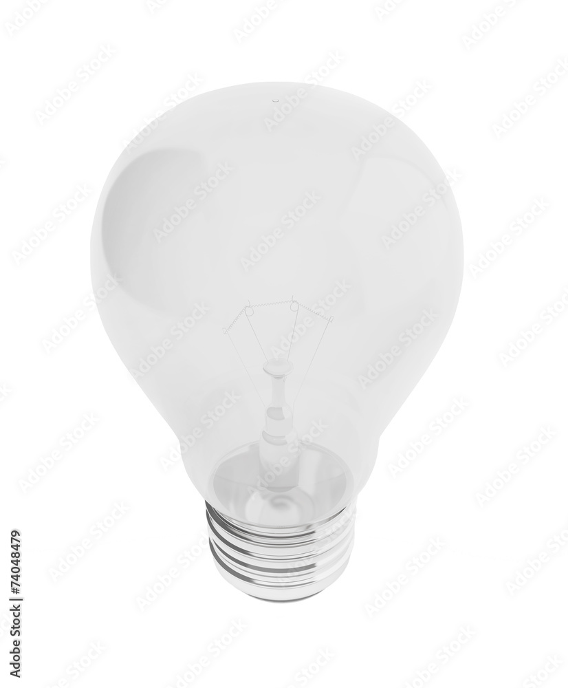 Light bulb isolated on white background Light bulb isolated on white background