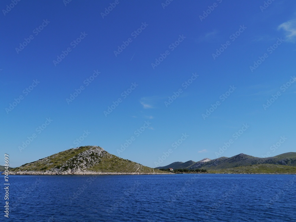 The Kornati islands in the Adriatic sea of Croatia The Kornati islands in the Adriatic sea of Croatia