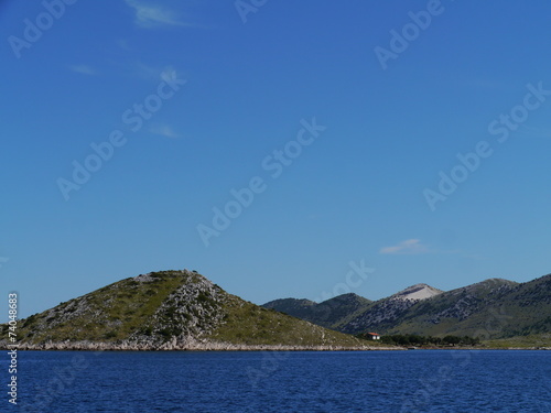 The Kornati islands in the Adriatic sea of Croatia