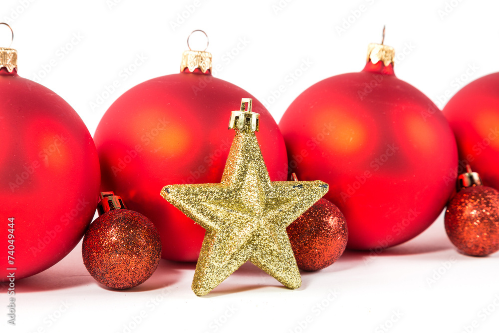 Red christmas ball Red christmas ball