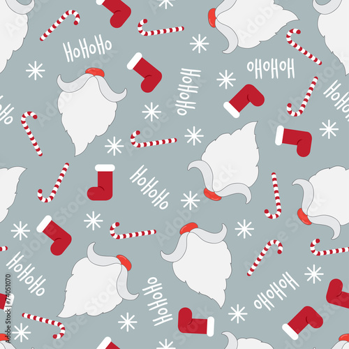 winter holidays pattern seamless background