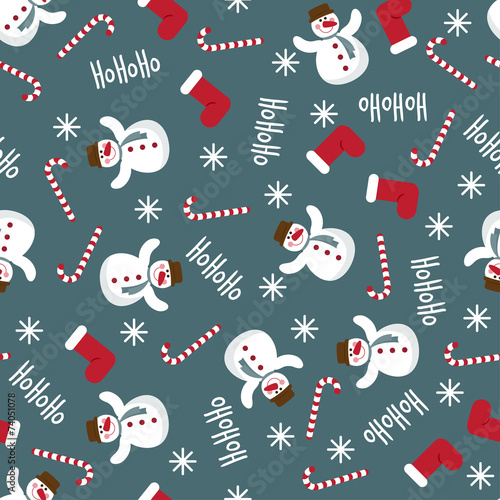 winter holidays pattern seamless background