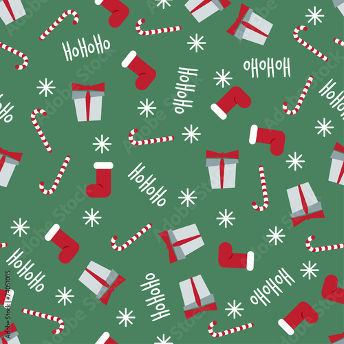 winter holidays pattern seamless background