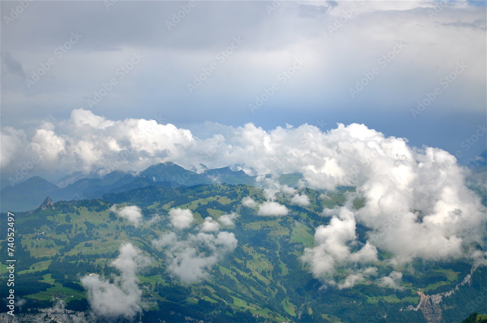 Zentralschweiz - Aussicht über`s Muotathal