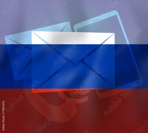 Contact Us russian flag des...