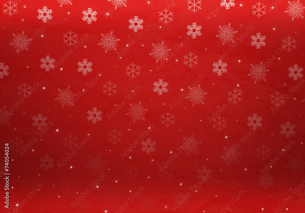 Red Snowflakes Xmas and New Year Background Red Snowflakes Xmas and New Year Background