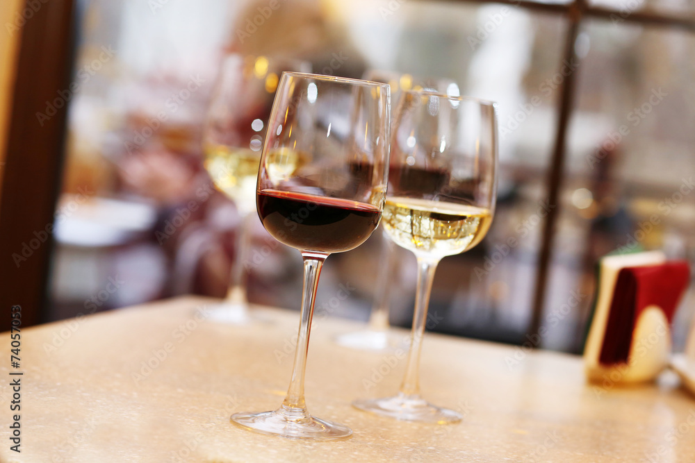Wine tasting in bar Wine tasting in bar