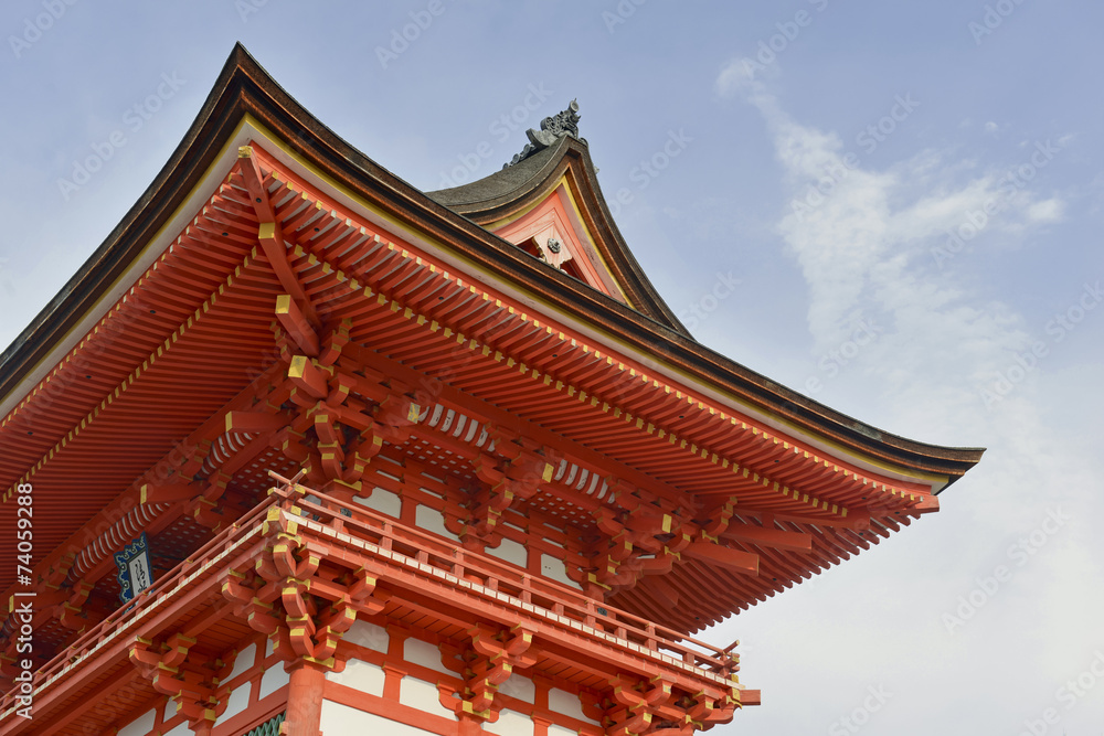 Kiyomizu dera Temple in Kyoto, Japan