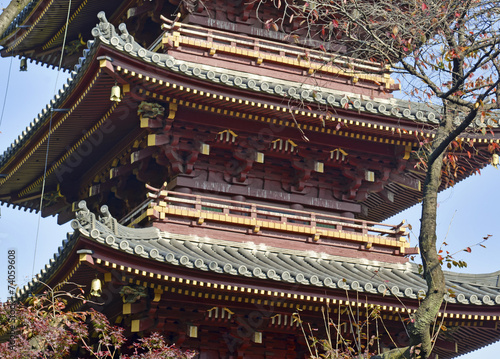 Toshogu Shrine in Ueno Park, Tokyo, Japan