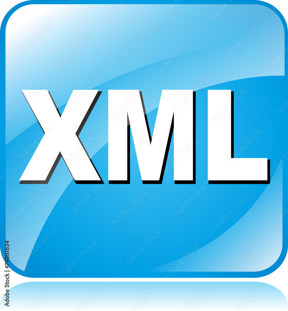 Fototapeta premium xml icon