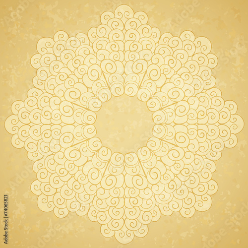 Seamless pattern, beige background.