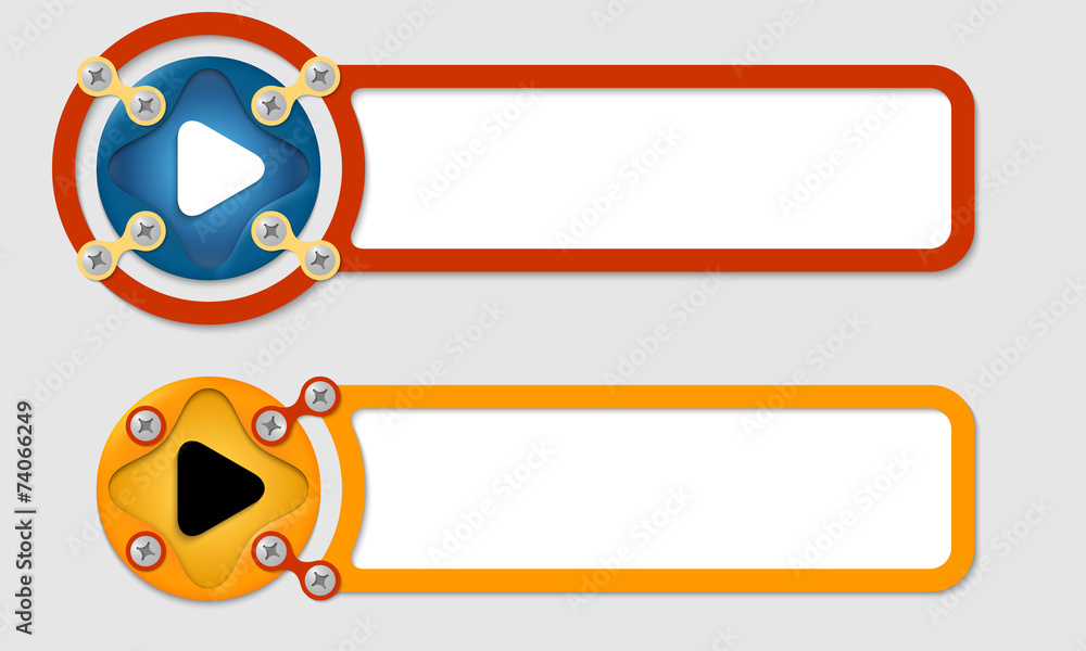 abstract boxes for any text and play symbol abstract boxes for any text and play symbol