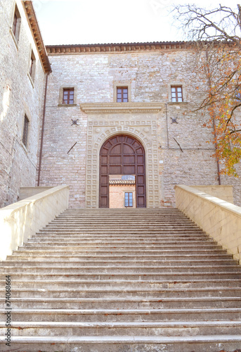 Treppe zur Basilica San Ubaldo - Gubbio © D. Fabri