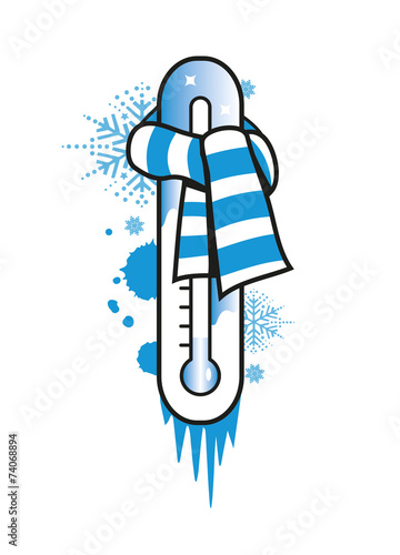 Thermometer unter Null