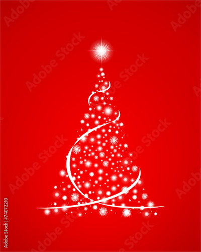 Weihnachtsbaum Sterne rot