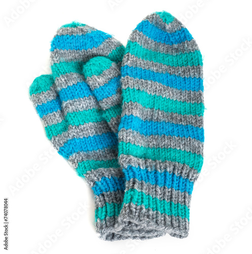 Striped Mittens