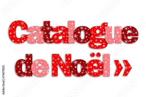 Bouton "Catalogue de Noël" (vecteur idée cadeau)