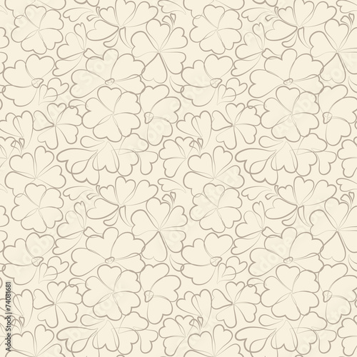 Floral abstract hand-drawn card. Vector eps10 background.