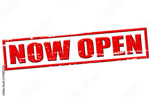 Now open