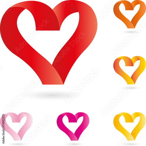 Logo, Herzen, Herz, Vektor
