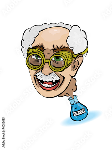 Crazy professor.