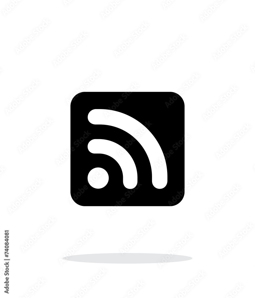 News Feed simple icon on white background. News Feed simple icon on white background.