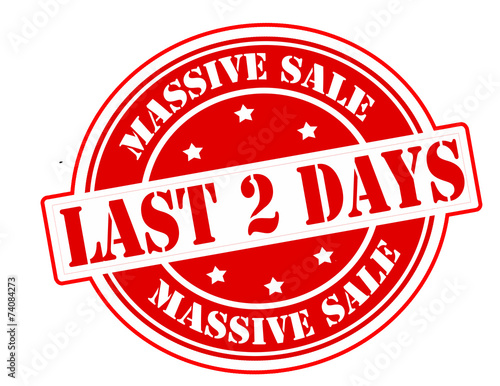 Massive sale