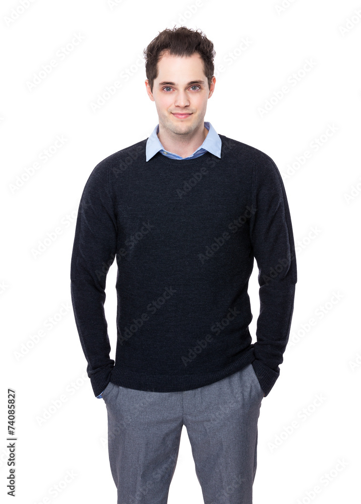 Fototapeta premium Caucasian Businessman