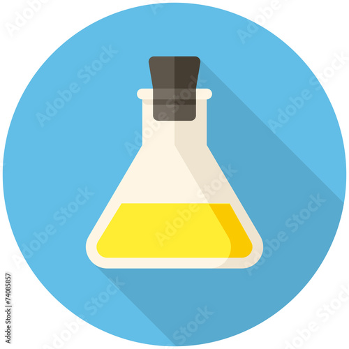 Closed test tube icon