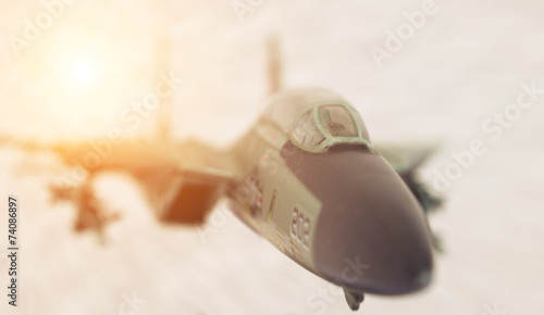 Canvas Print supersonic jet