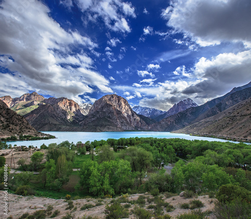 Iskader lake in Fann mountains, Tajikistan photo