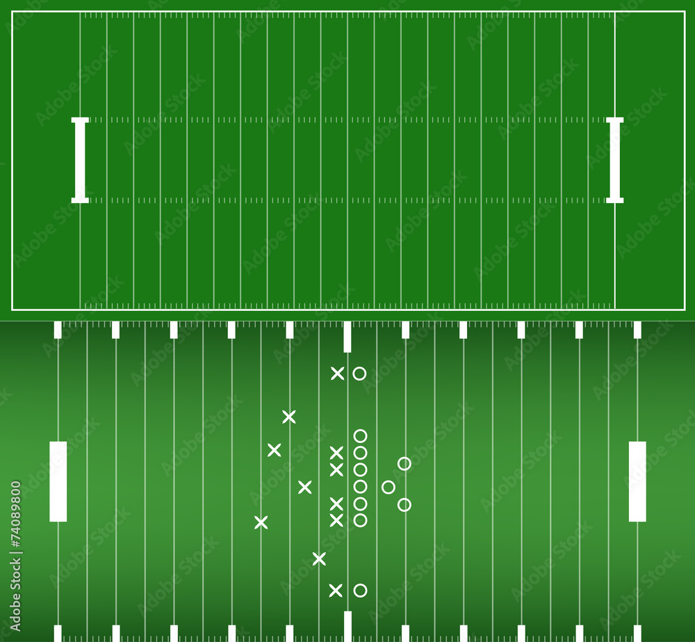 Set of American football field background. Soccer field. eps10 Set of American football field background. Soccer field. eps10