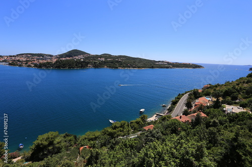 Sea near Dubrovnik in Croatia