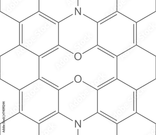 Abstract seamless chemical background